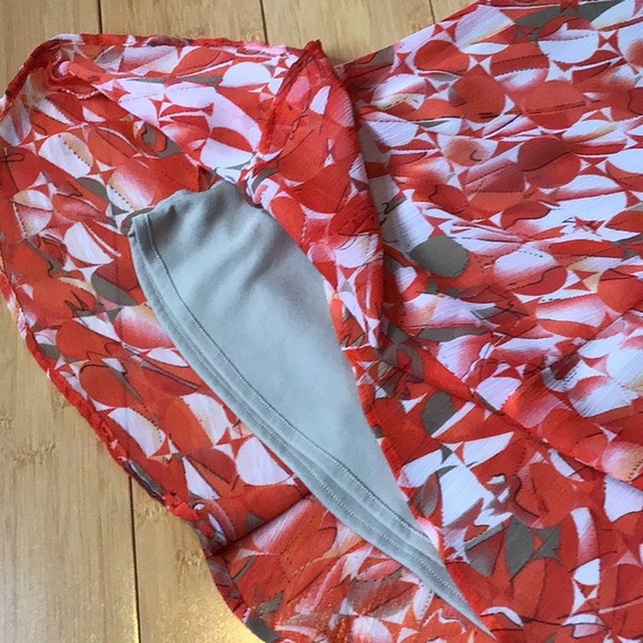 Christopher & Banks sheer overlay skirt, size 4 - Picture 3 of 7